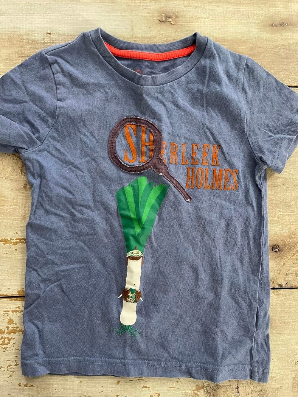 Vintage Mini Boden “Sher-leek” Sherlock Holmes t-shirt 5/6